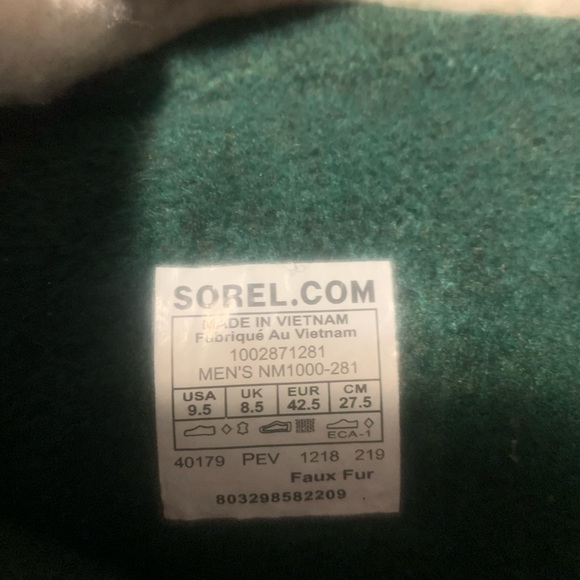 Sorel Men's Caribou Waterproof Leather colour buff size us9.5 - Picture 3 of 5